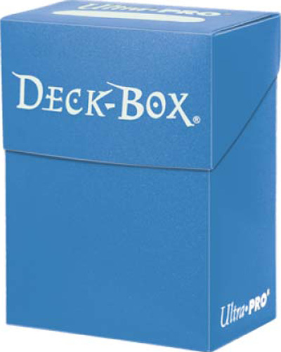 Ultra Pro Solid Color Deck Box - Light Blue