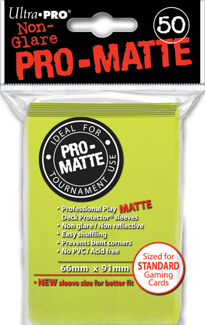 Ultra Pro: Pro Matte Bright Yellow