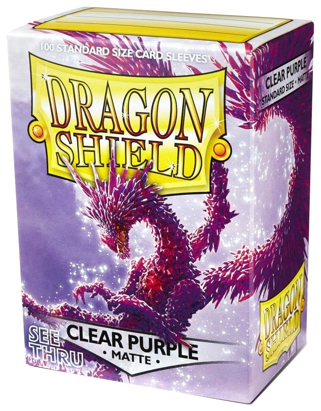 Arcane Tinmen Dragon Shield Matte Clear Purple